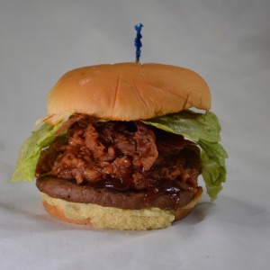 A photo of a burger.