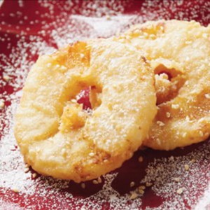 A photo of pineapple fritters.